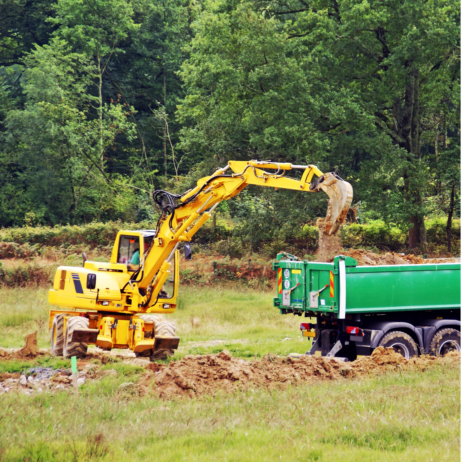 Fosse septique au Plan-de-la-Tour
